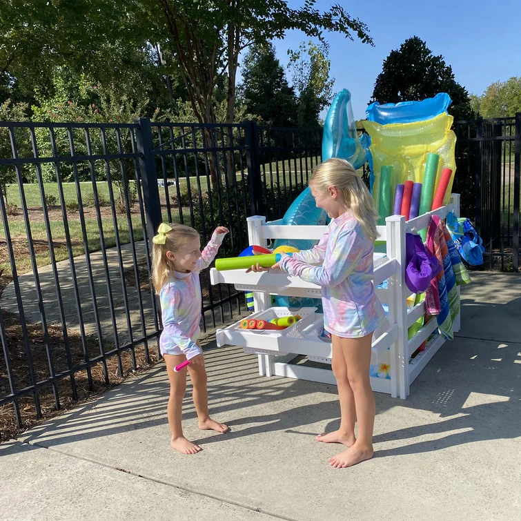 Zippity Outdoor Products Poolside Storage Organizer