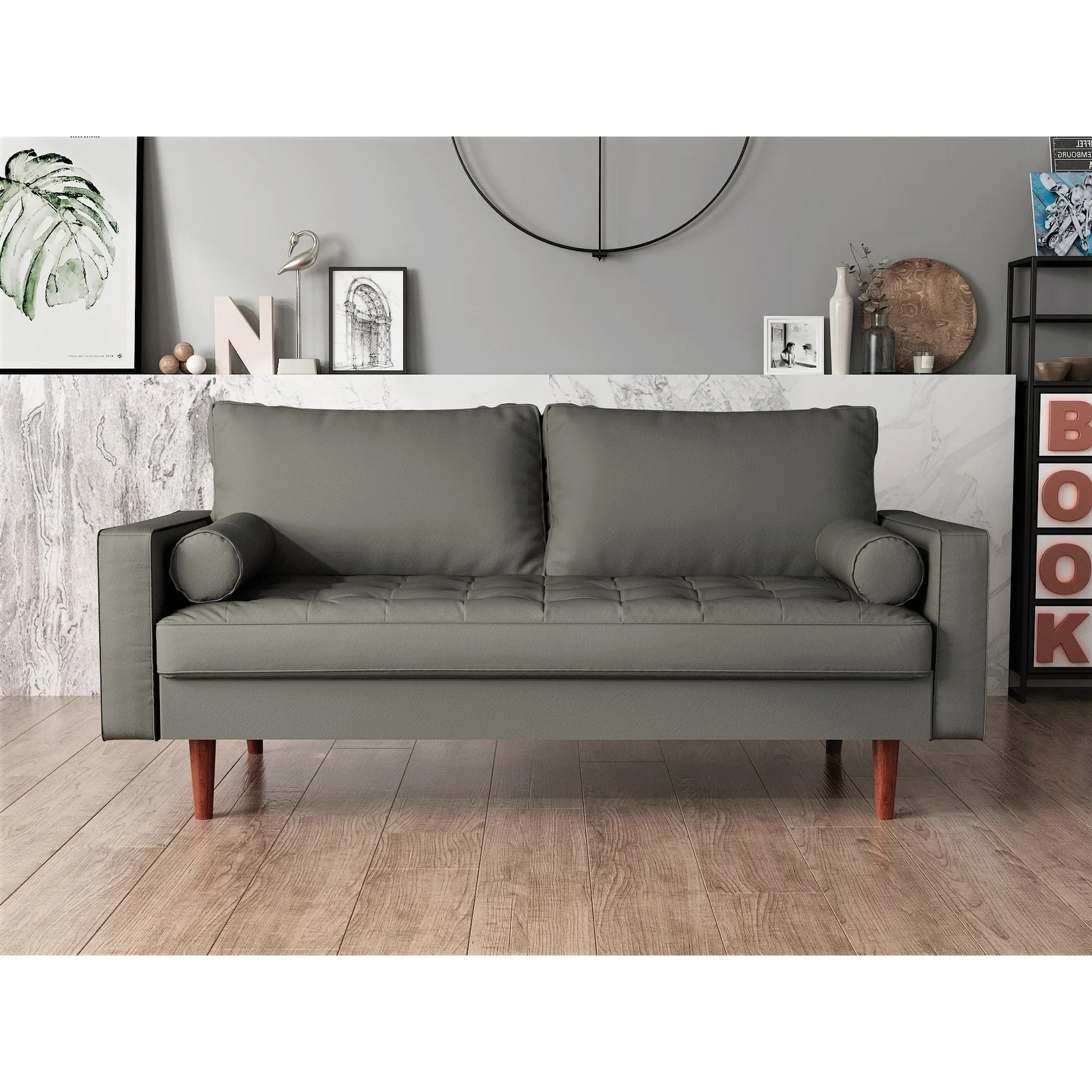 US Pride Lopez Mid-century Sofa