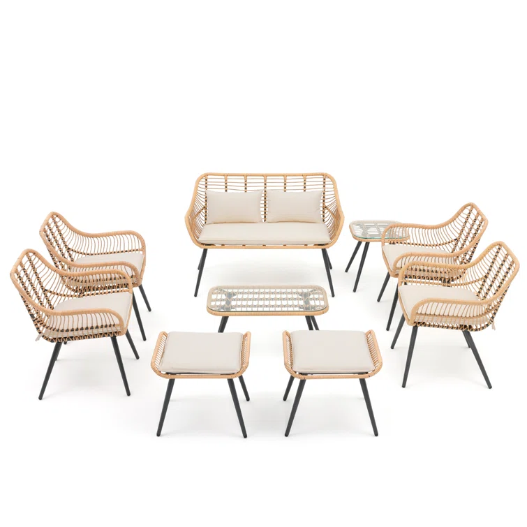 Marrakech 6 - Person Outdoor Seating Group with Cushions