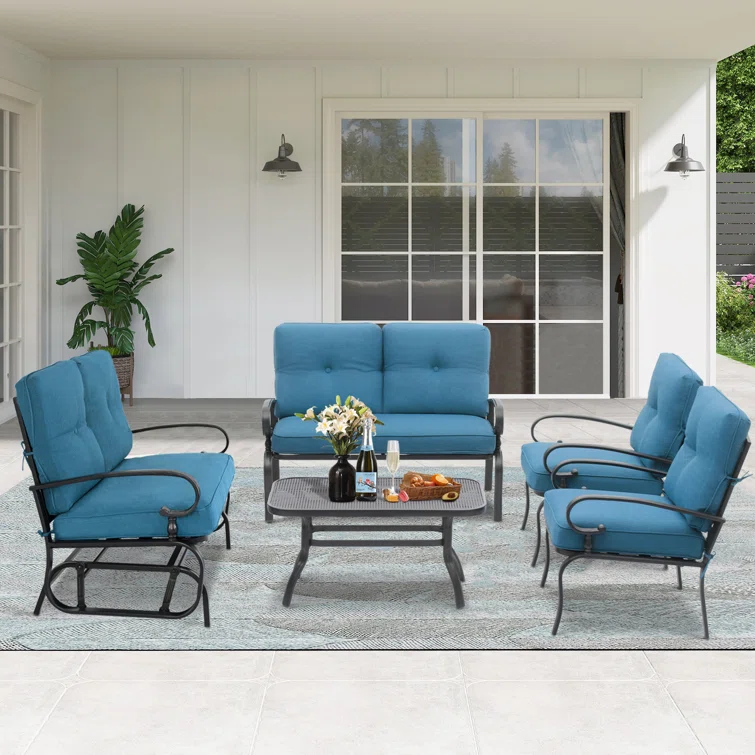 Ardane 6 - Person Outdoor Seating Group with Cushions