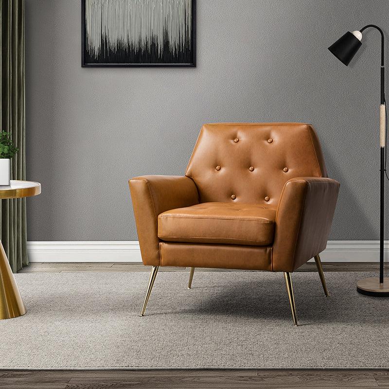 Raelynn Vegan Leather Armchair