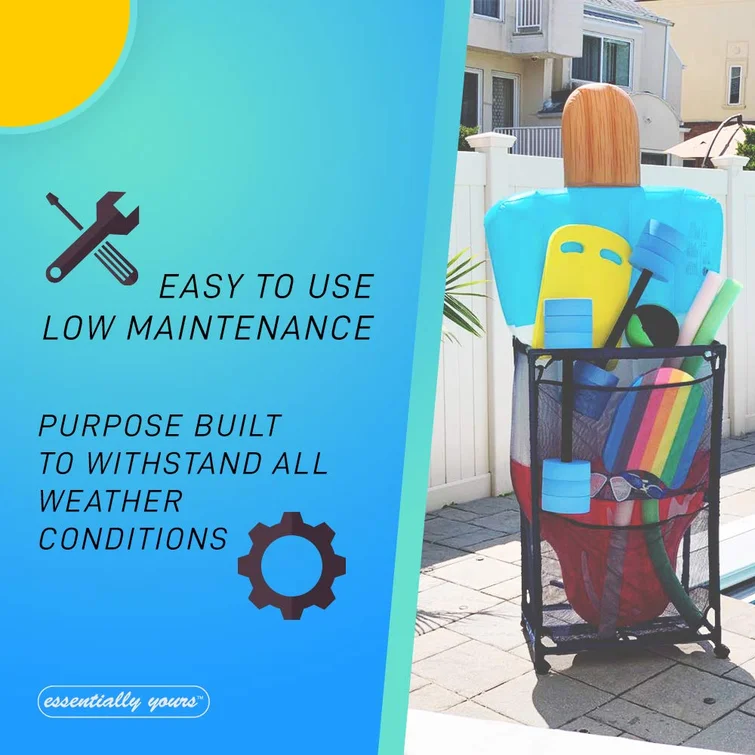 Essentially Yours 41'' W 0 Gallons Water Resistant Plastic Deck Box with Wheels