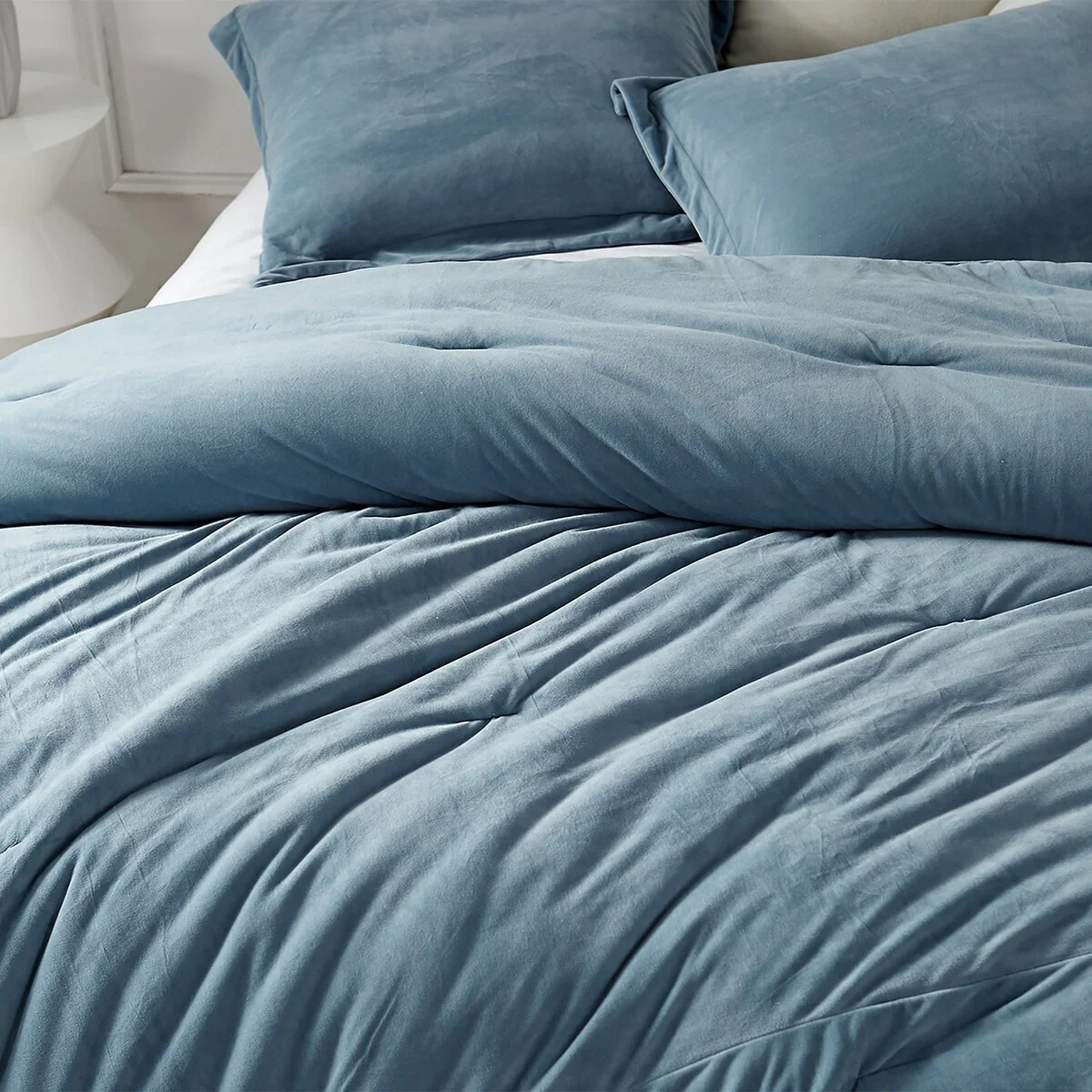 Baby Bird - Coma Inducer? Oversized Comforter Set - Smoke Blue