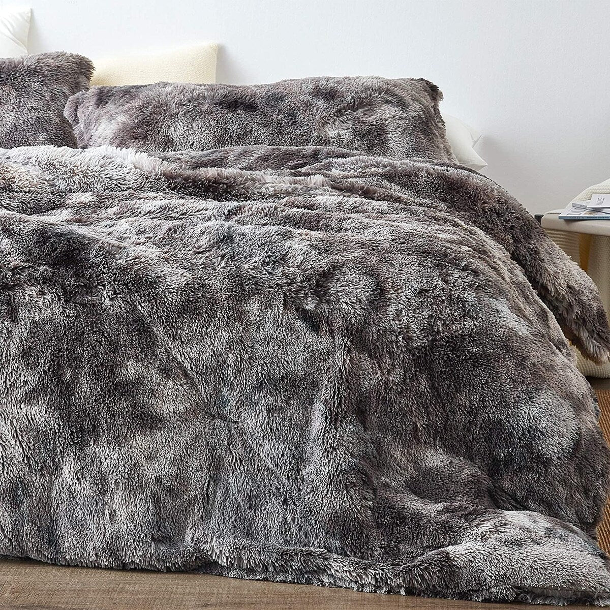 Are You Kidding - Coma Inducer? Oversized Comforter Set - Grey Tie-dye