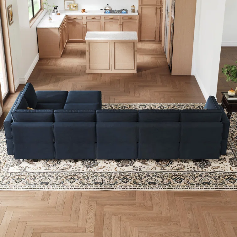 Wylodene 9 - Piece Upholstered Reclining Sectional