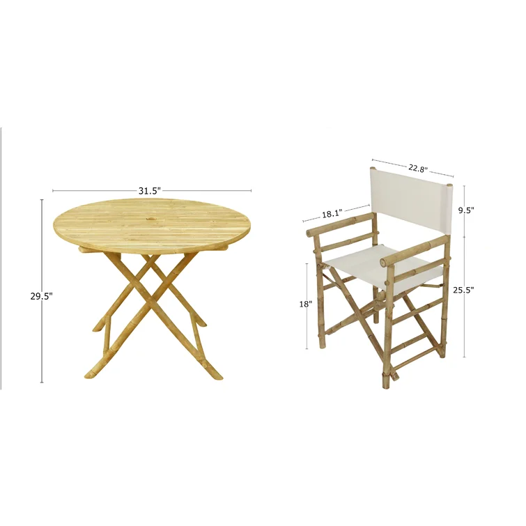 2 - Person Square Outdoor Dining Set