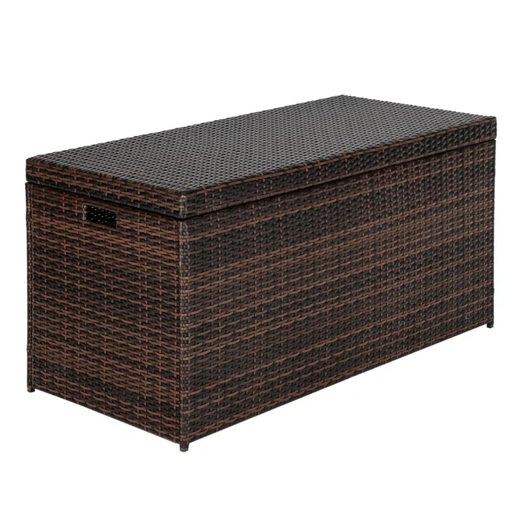 Rebuyhome 51'' W 135 Gallons Water Resistant Deck Box