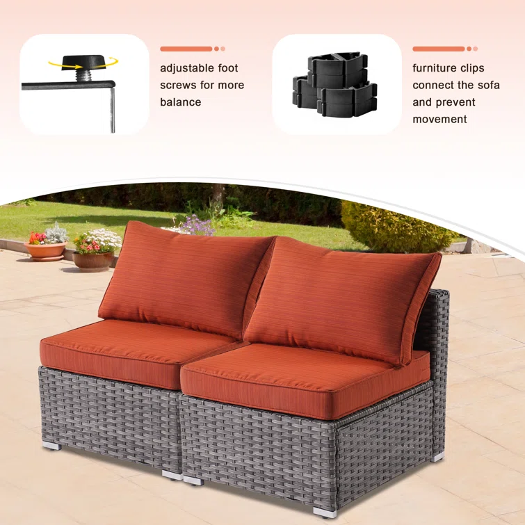 Bertrad 5 - Person Outdoor Seating Group with Cushions