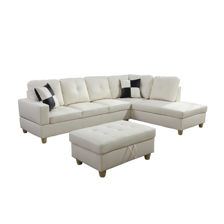 Mohall 3 - Piece Faux Leather Sectional