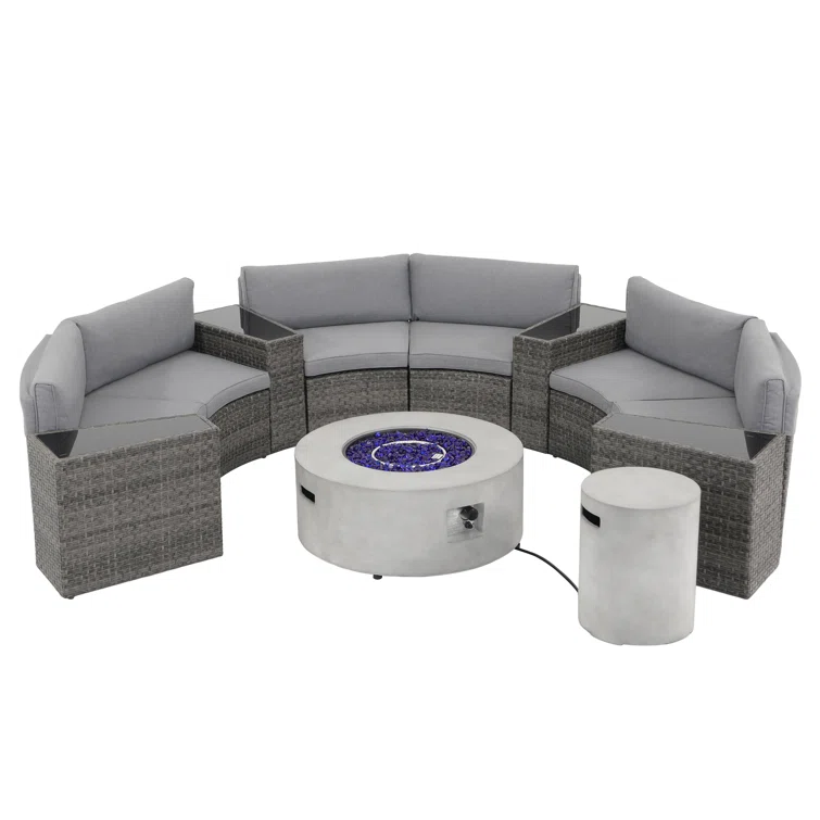 6 - Person Outdoor Seating Group with Cushions