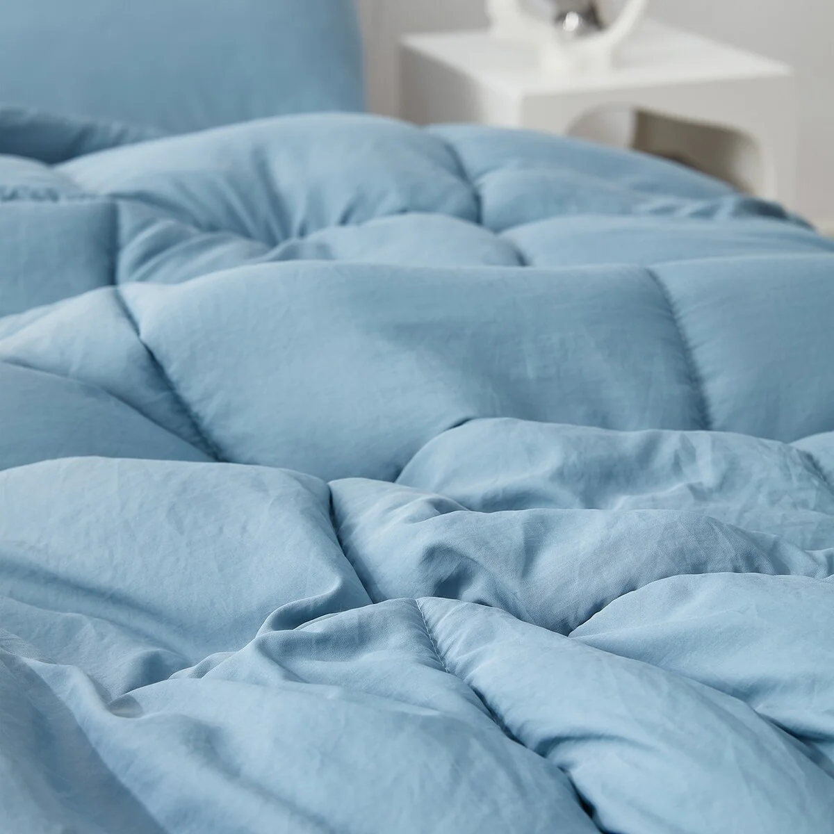 Beachfront Avenue? - Coma Inducer? Oversized Cooling Comforter Set - Smoke Blue