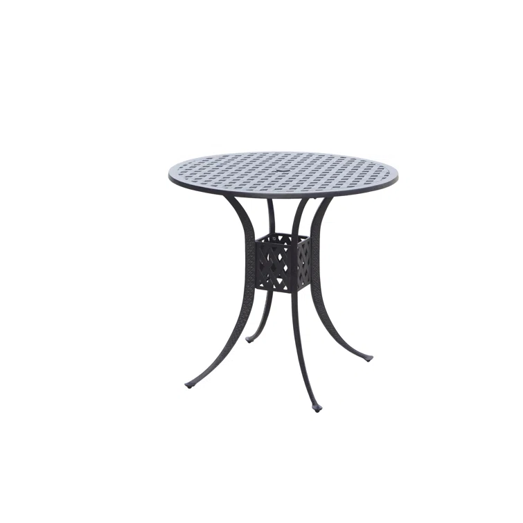 Lebanon 5-Piece Patio Bar Set with Cushions and 42'' Round Bar Table