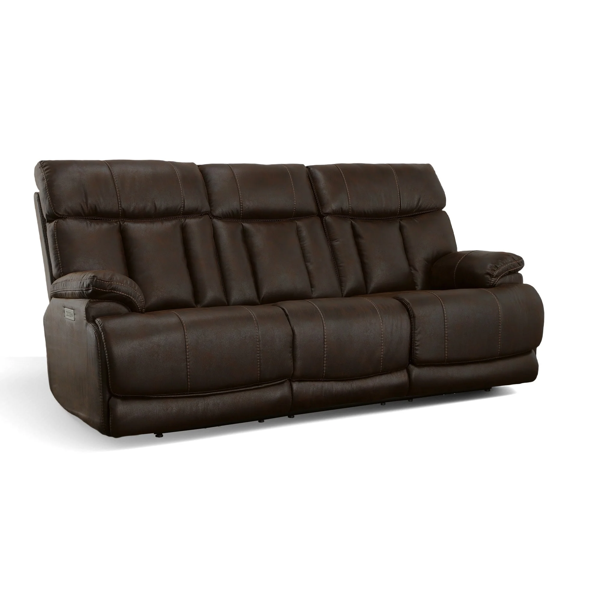 Clive Power Reclining Sofa with Power Headrests & Lumbar by Flexsteel - 88