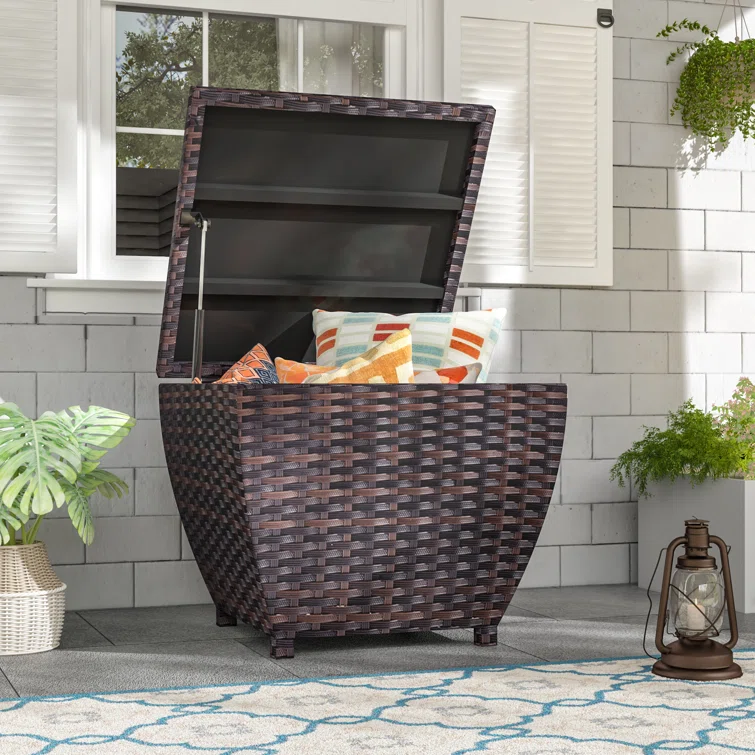 Sundale Outdoor 19.68'' W 13 Gallons Deck Box