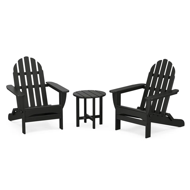 Classic Folding Adirondack 3-Piece Set