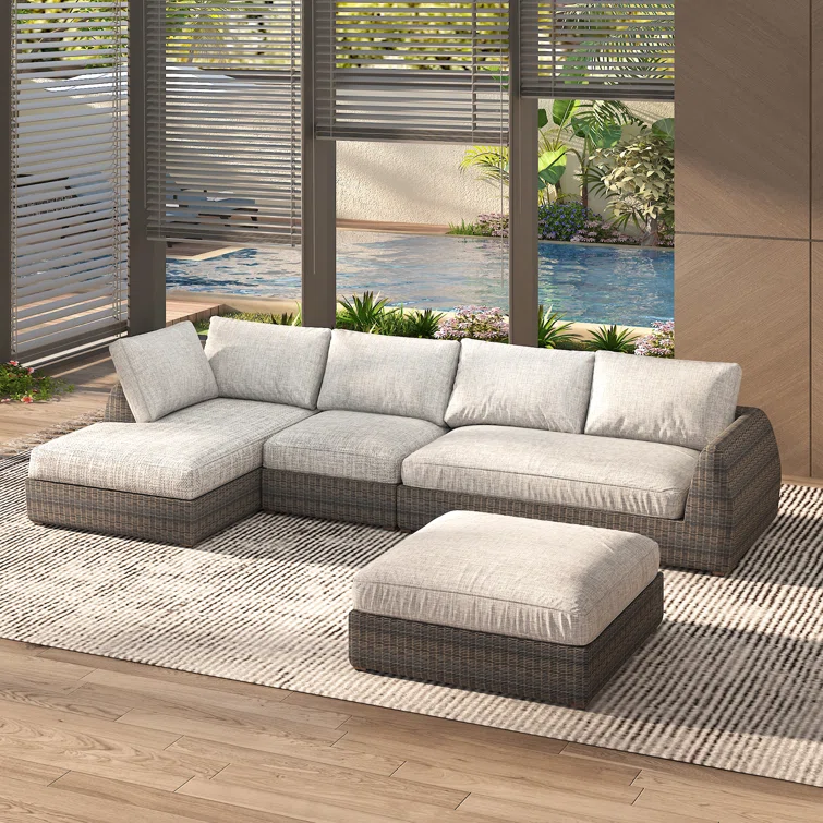 Maiu 6 - Person Outdoor Seating Group with Cushions