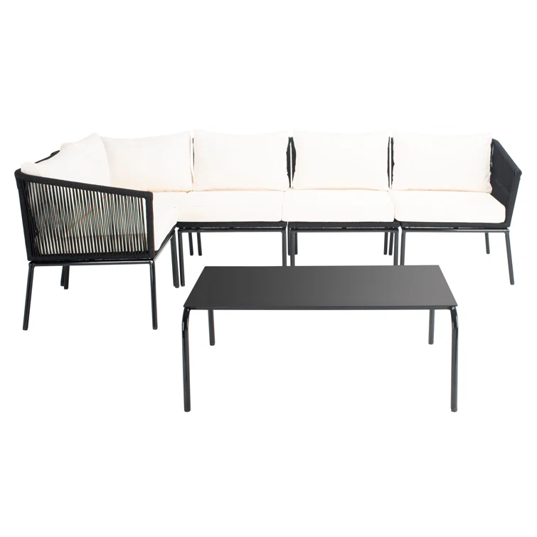 5 - Person Outdoor Seating Group with Cushions