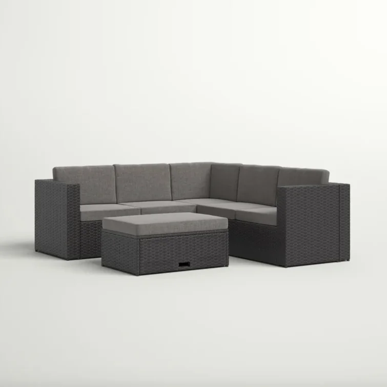 Cotswald 5 - Person Outdoor Seating Group with Cushions