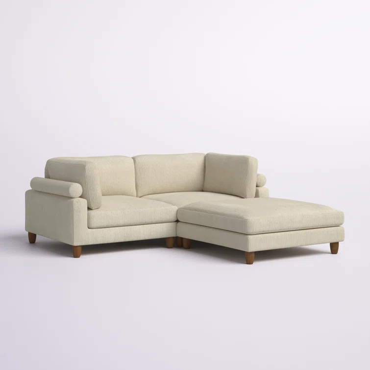 Balsulto 3 - Piece Corduroy Sectional