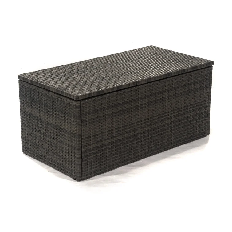 Donglin 20'' W 0 Gallons Wicker Deck Box in Brown
