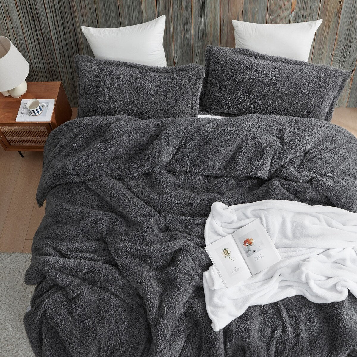 Pumi - Coma Inducer? Oversized Comforter Set - Dark Gray