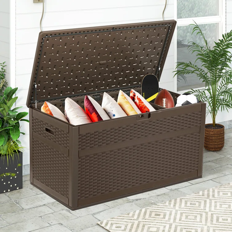 Balconera 63.39'' W 230 Gallons Resin Lockable Deck Box