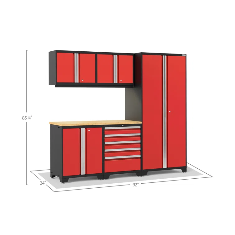 Pro Series 6 Piece Storage Cabinet Set