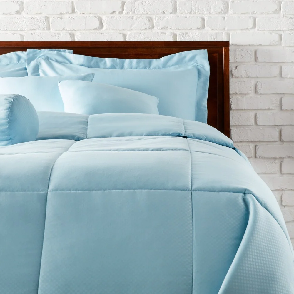 7-piece Solid Comforter Set