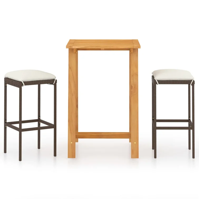 Ahmednur 2 - Person Square Outdoor Dining Set