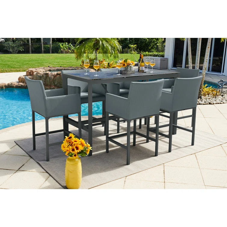 6 - Person Rectangular Outdoor Dining Set