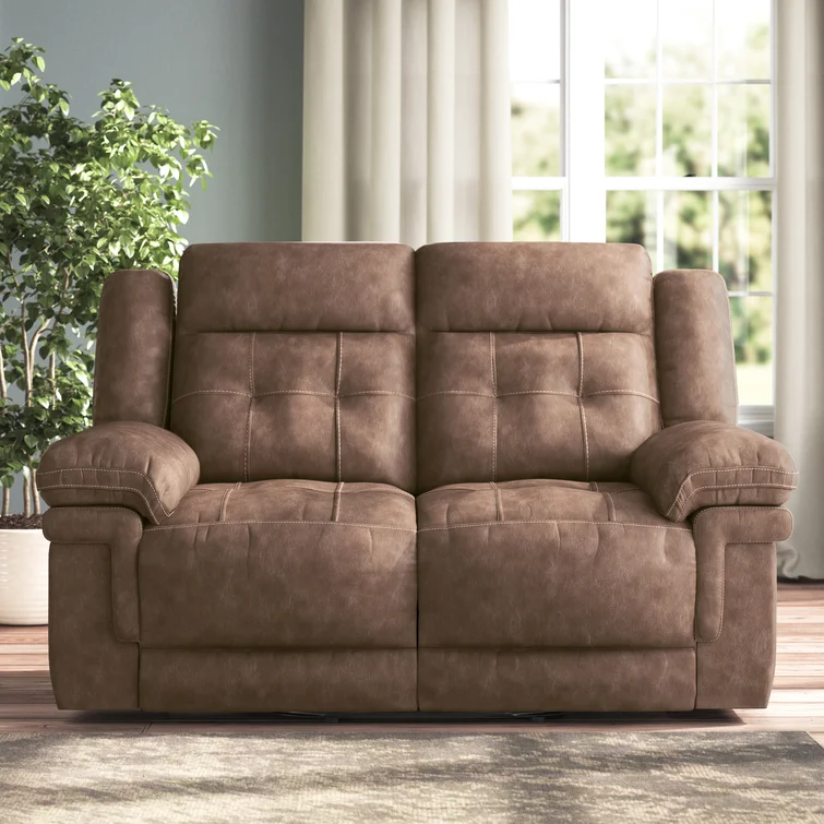 Elida 66.5'' Upholstered Reclining Loveseat