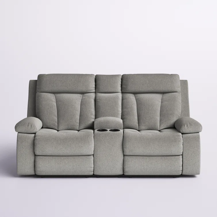 Anirduh 77'' Upholstered Reclining Sofa