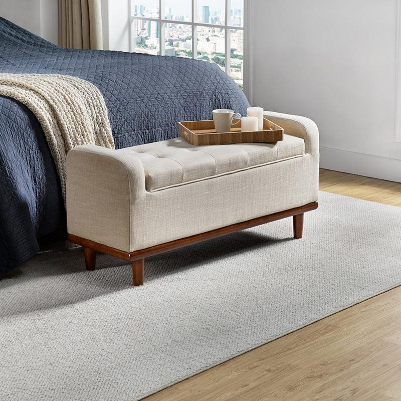 Clover Upholstered Flip Top Storage Bench