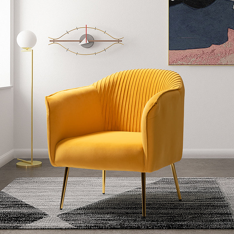 Aduna Modern Upholstered Barrel Armchair