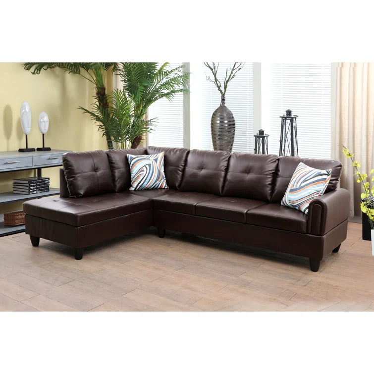 Renford 2 - Piece Faux Leather Sectional