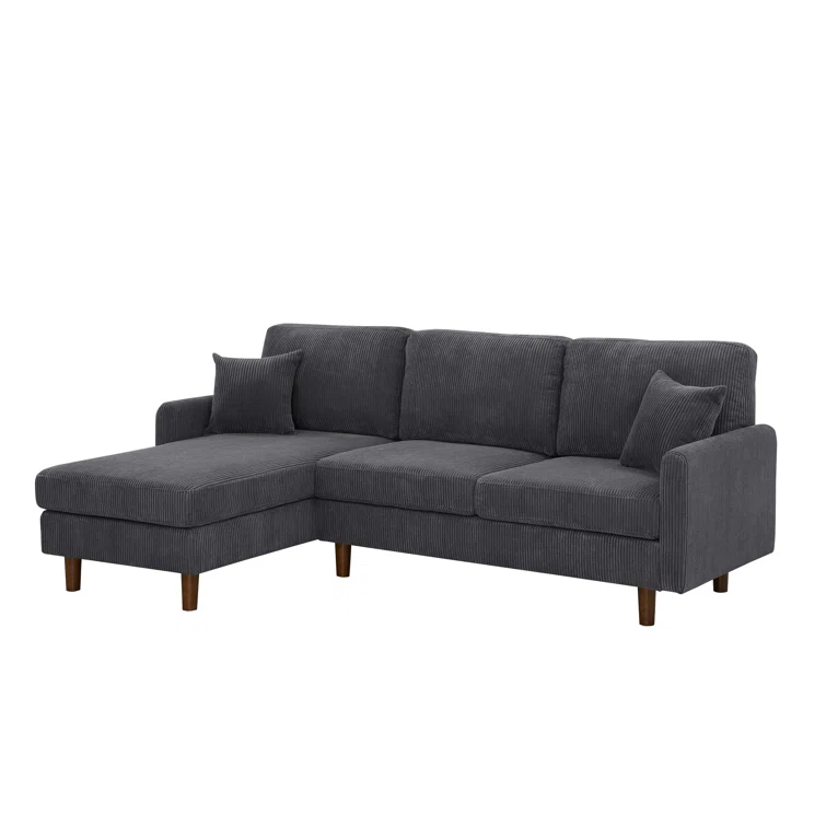Maicee 2 - Piece Corduroy Sectional