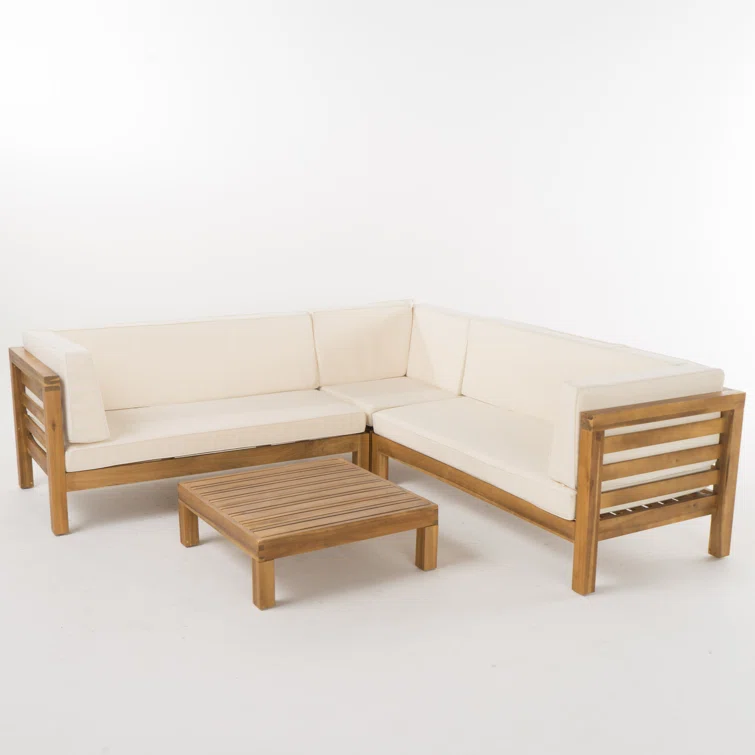 Adharsh 5 - Person Outdoor Seating Group with Cushions