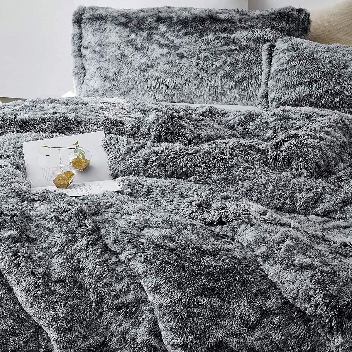 Are You Kidding - Coma Inducer? Oversized Comforter Set - Peppered Black