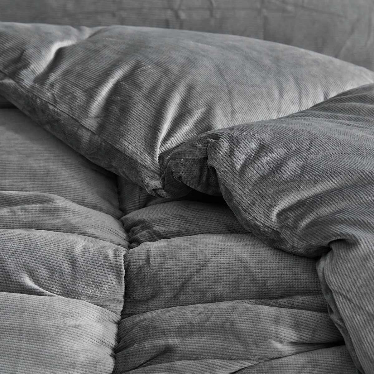 Fatter than Fat? - Coma Inducer? Oversized Comforter Set - Quiet Shade Gray