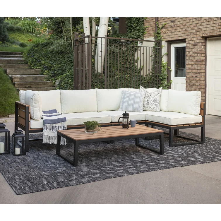 Castleford 5 - Person Outdoor Seating Group with Cushions