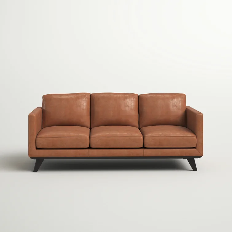 Asuka 89'' Leather Sofa