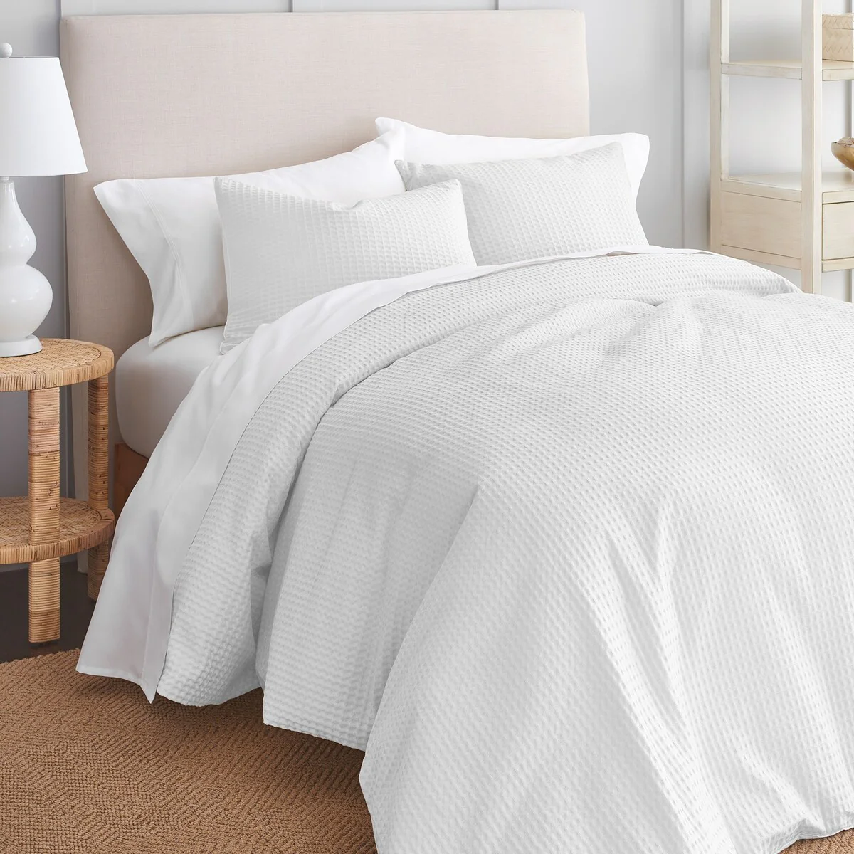 GAIAM? Relax Organic Cotton Waffle 3pc Comforter Set
