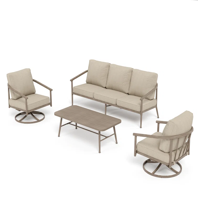 Tico 5 Piece Sofa Seating Group with Cushions