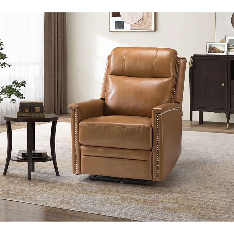 Ottfried Genuine Leather Power Recliner