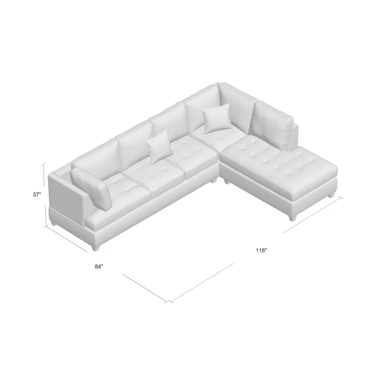 2 - Piece Upholstered Sectional