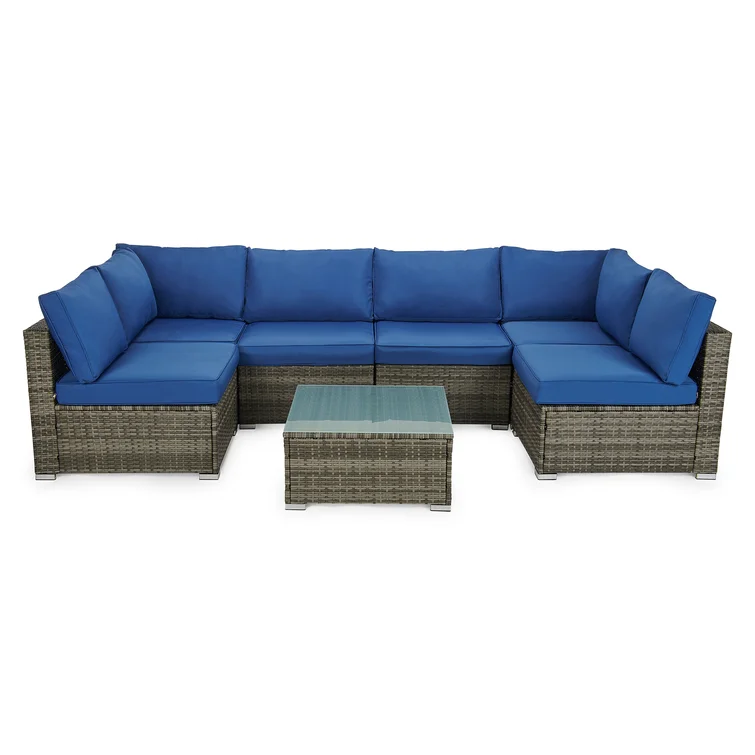 Borreli 6 - Person Outdoor Seating Group with Cushions