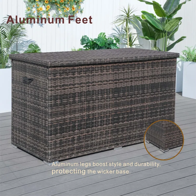 Moda Furnishings 66.9'' W 296 Gallons Water Resistant Deck Box