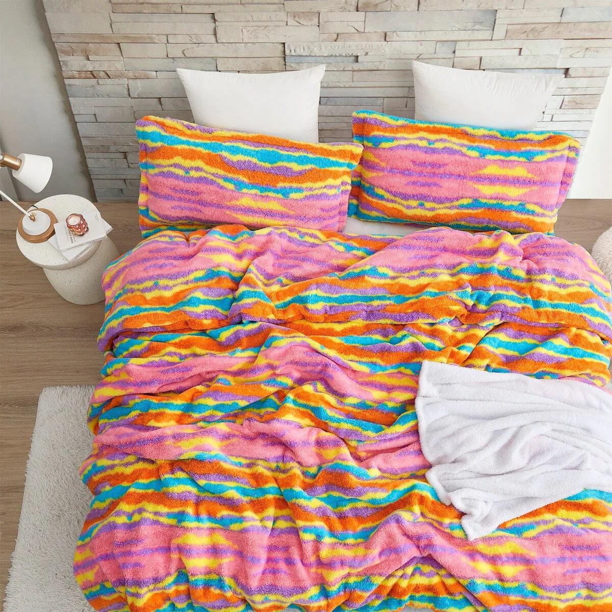 Cozy Rivers - Coma Inducer? Oversized Comforter Set - Sherbet
