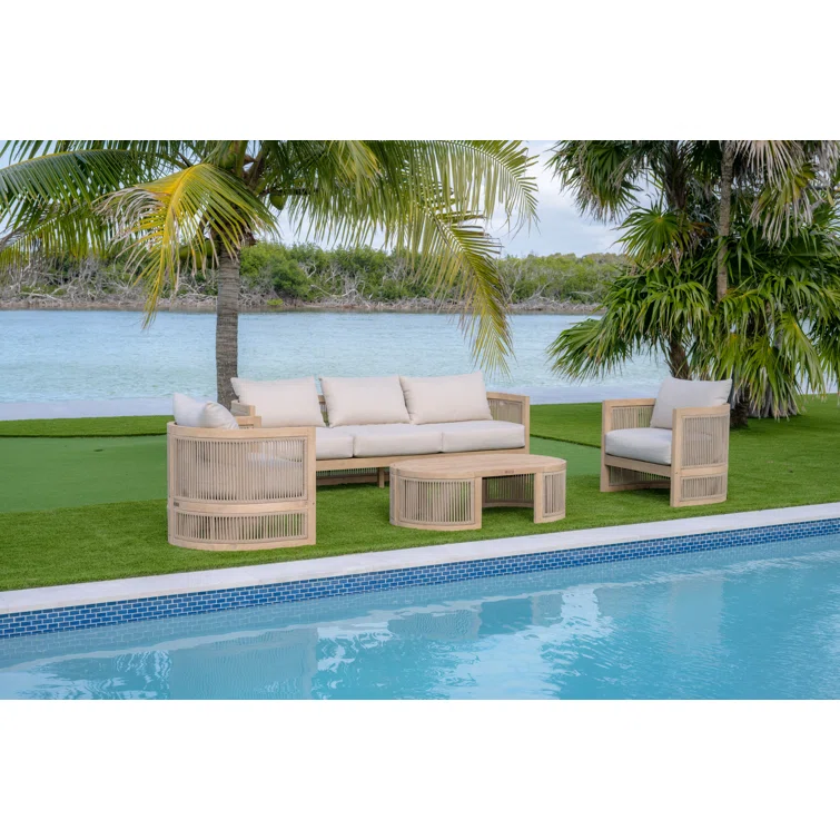 Cabo 5 - Person Outdoor Seating Group with Cushions