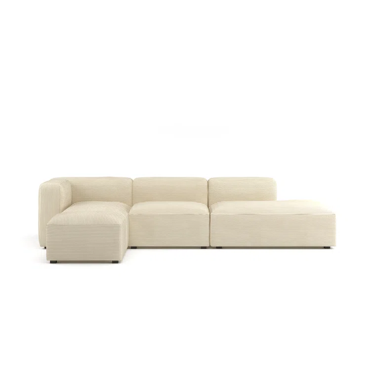 Winnie 4 - Piece Corduroy Sectional